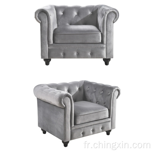 Chaise de bras Chesterfield Canapé en gros meubles